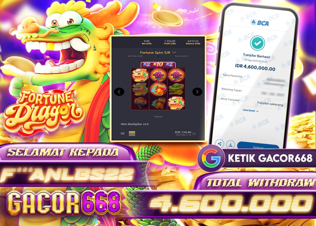 F***ANLBS22 JACKPOT FORTUNE DRAGON Rp 4.600.000 - LUNAS