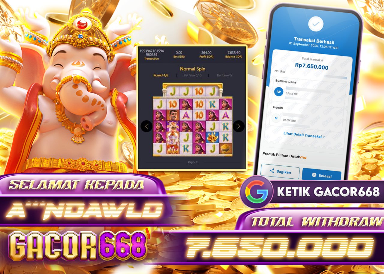 A***NDAWLD JACKPOT GANESHA GOLD Rp 7.650.000 - LUNAS