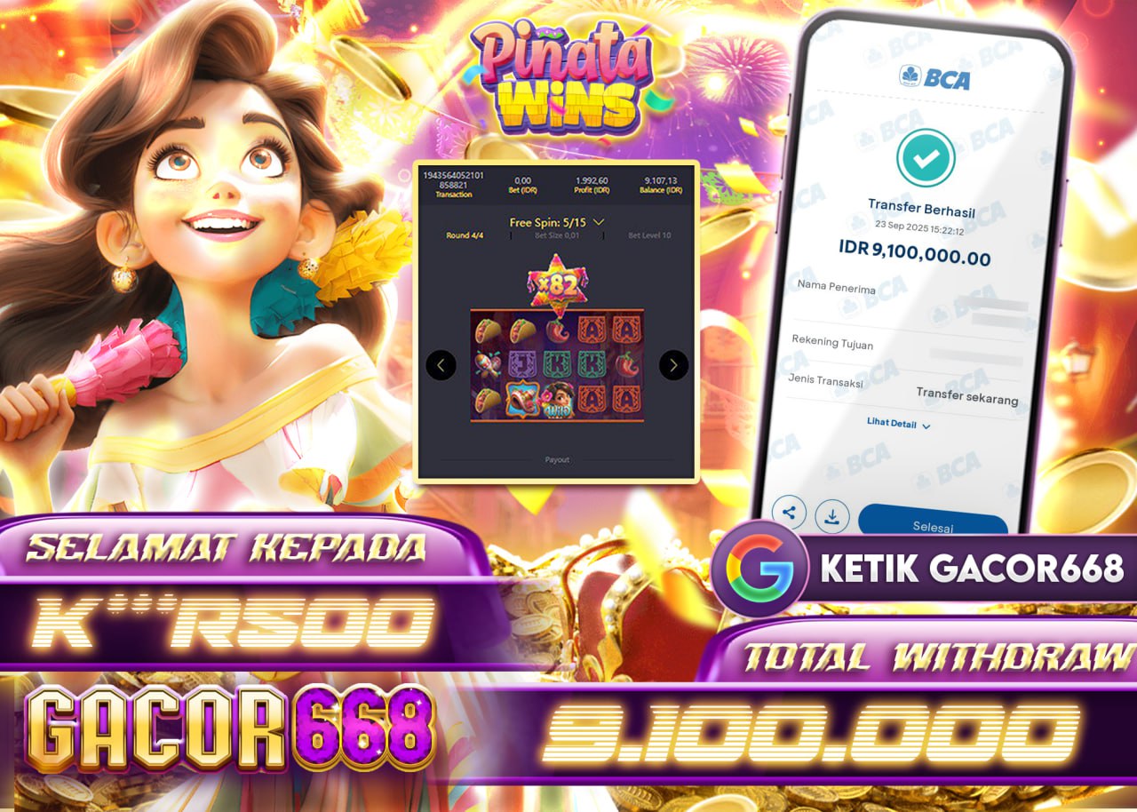 K***RSOO JACKPOT PINATA WINS Rp 9.100.000 - LUNAS